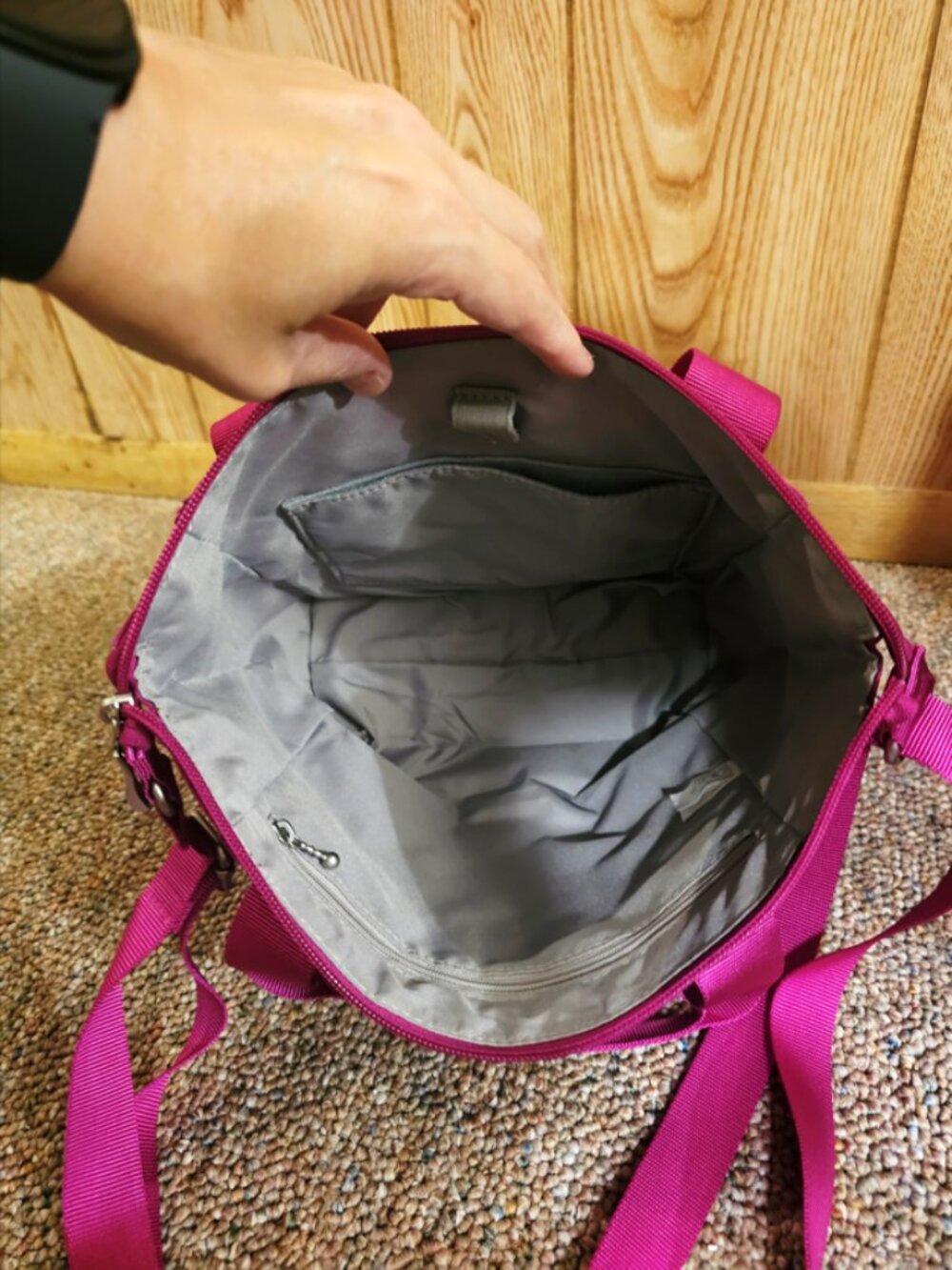 Baggallini Crossbody Hot Pink - Picture 3 of 3